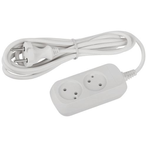 Удлинитель 2х3м без заземл. ПВС 2х0.75 UDL-10-230 Greenline Эра Б0065067