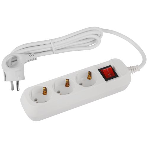 Удлинитель 3х1.5м с заземл. с выкл. ПВС 3х1 UDL-16-315-ES Greenline Эра Б0065078