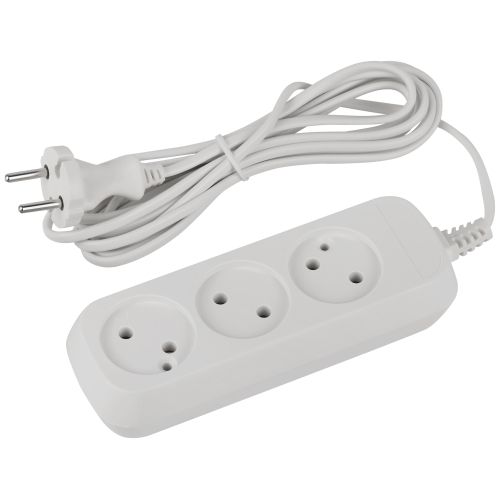 Удлинитель 3х3м без заземл. ШВВП 2х0.75 UDL-6-330 Greenline Эра Б0065041