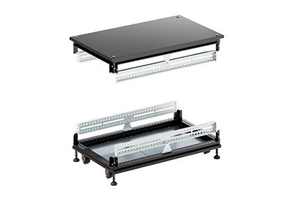 Крыша основание сплошные IT-CQE 600х800 RAL9005 DKC RBIT608S