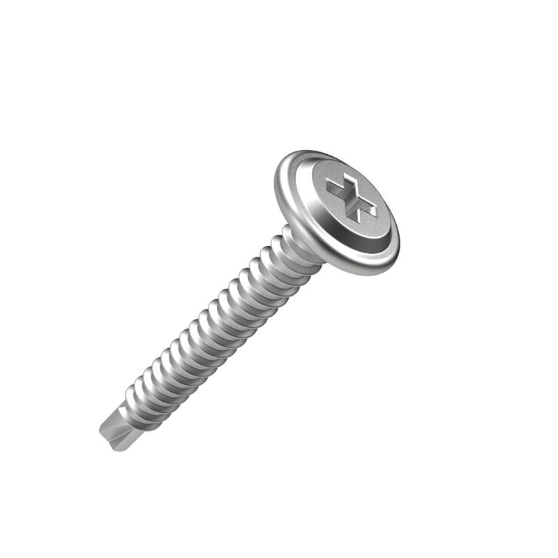 Саморез с прессшайбой сверло усиленный 4.2х25 (уп.1000шт) Промрукав PR17.00338