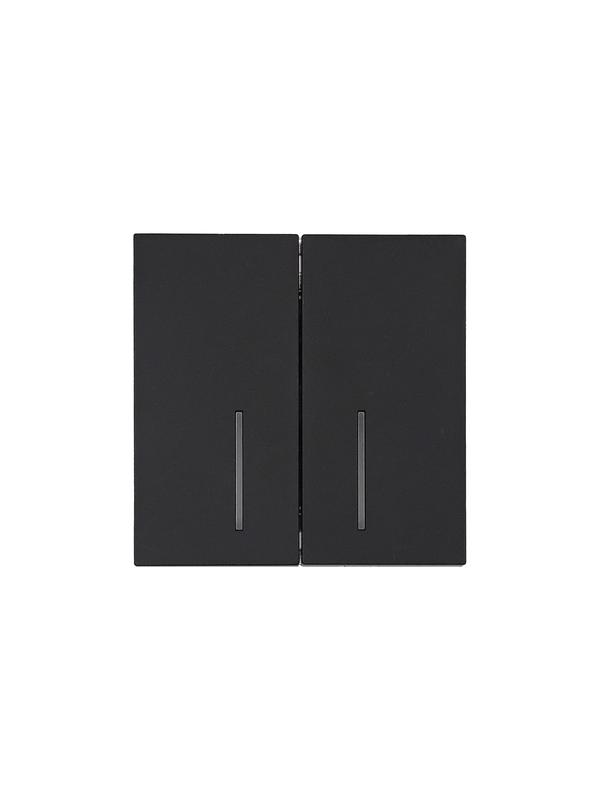 Выключатель 2-кл. с индик. СП ZIMA IP20 10А безвинт. зажим черн. бархат LEZARD 704-4288-112QC