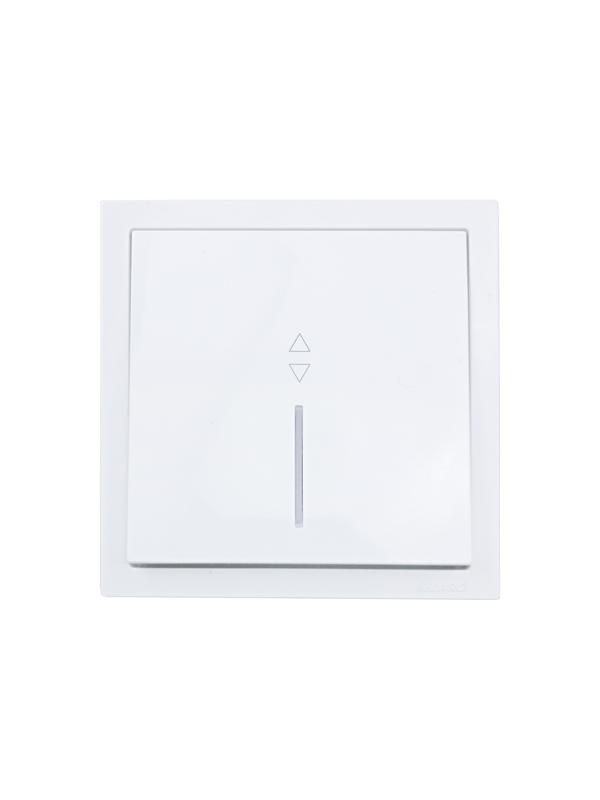 Выключатель проходной 1-кл. с индик. СП ZIMA IP20 10А безвинт. зажим бел. LEZARD 704-0288-114QC