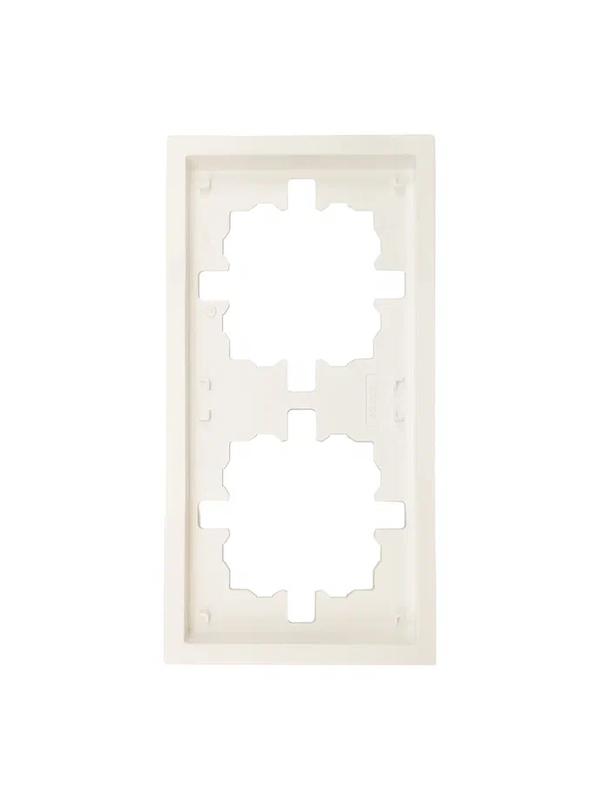 Рамка 2-мест. горизонт. ZIMA слон. кость LEZARD 704-9000-147