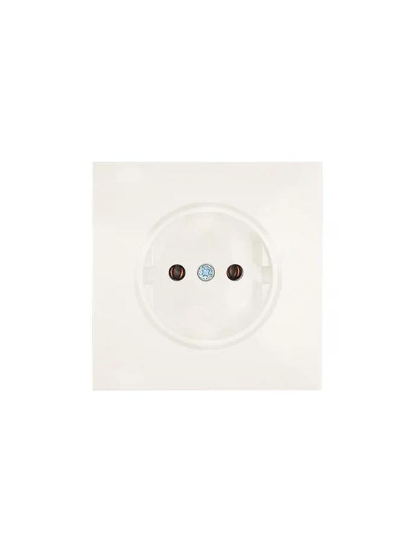 Розетка 1 мест. б/з ПБТ СП ZIMA IP20 16А безвинт. зажим слон. кость LEZARD 704-9088-121BQC