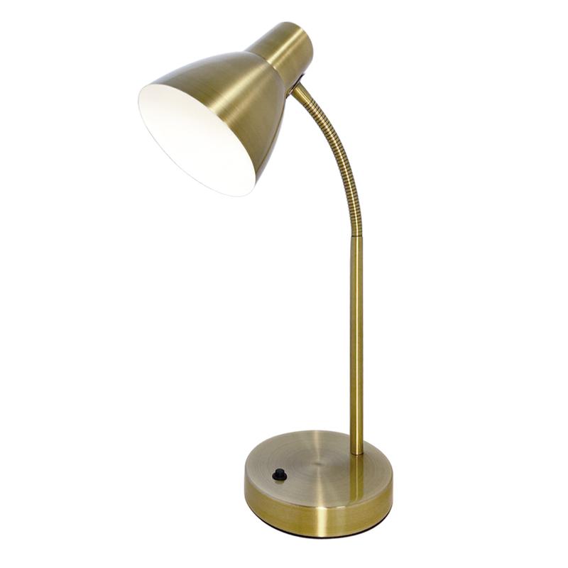 Светильник Руна на основании 40Вт 220В ЛОН E27 без лампы с антич латунь Трансвит 48932