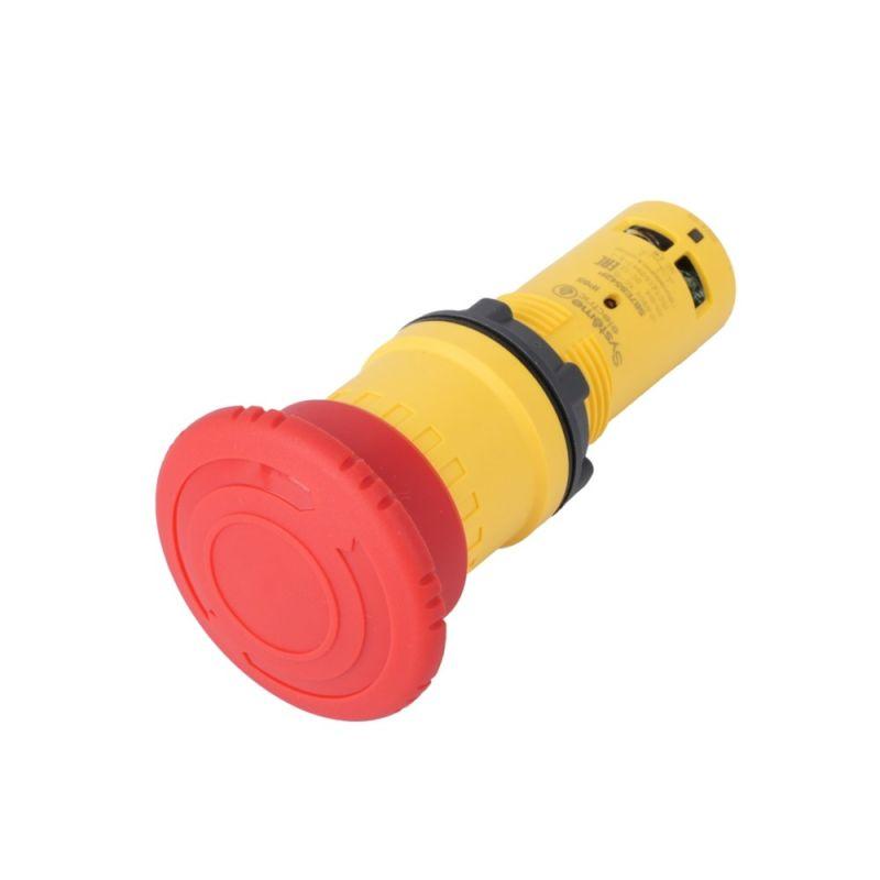 Кнопка аварийного останова SB7 моноблочная 22мм d40 повернуть для возвр. пластик 1НЗ IP6 красн. SE SB7ES542P