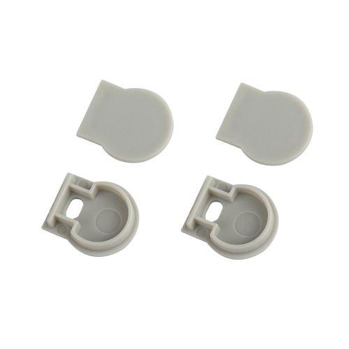 Набор заглушек 1520-3 для профиля Эра 1520 2шт глухие 2шт с отверстием Эра Б0062799