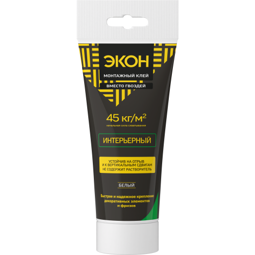 Клей монтажный ЭКОН интерьерный туба 200г Момент C0042708