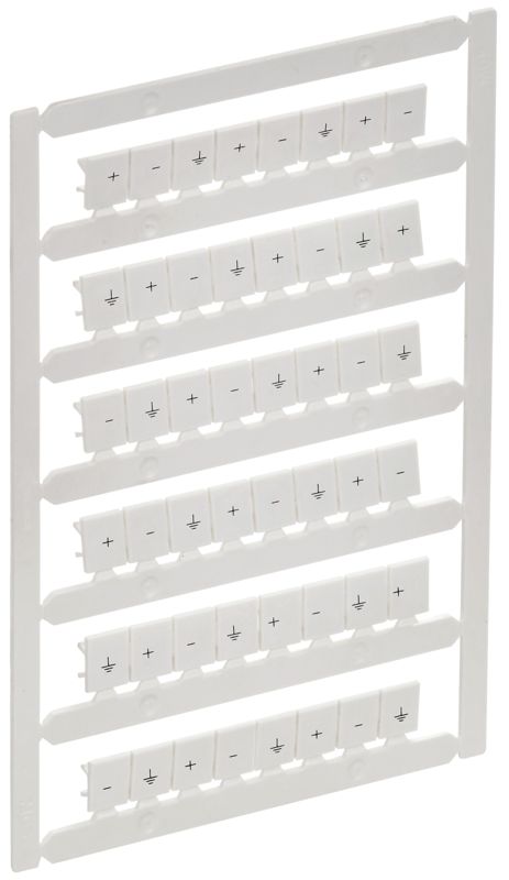 Маркер для CTS 6кв.мм/CP 10кв.мм "+; -; зазем." ARMAFIX IEK AF-CT10D-M-006-23