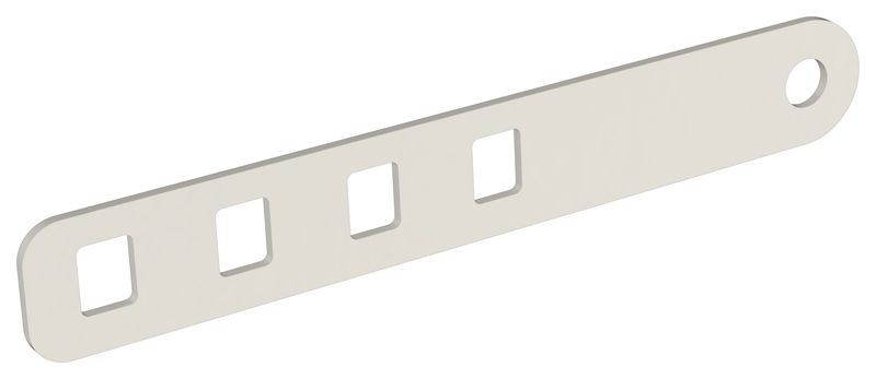 Пластина шарнирная H=35мм RAL 9016 IEK CLM51D-PSH-035-9016