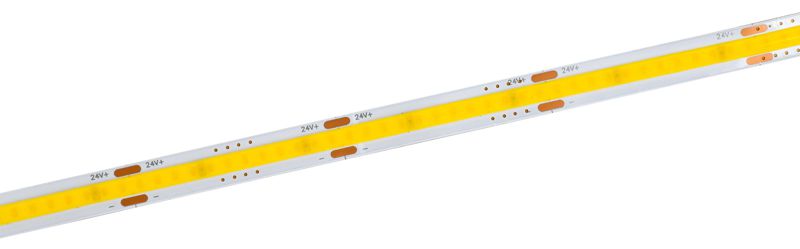 Лента светодиодная COB-312LED 8Вт/м IP20 8мм 24В 6500К (уп.5м) IEK LSR11-2-312-20-1-05