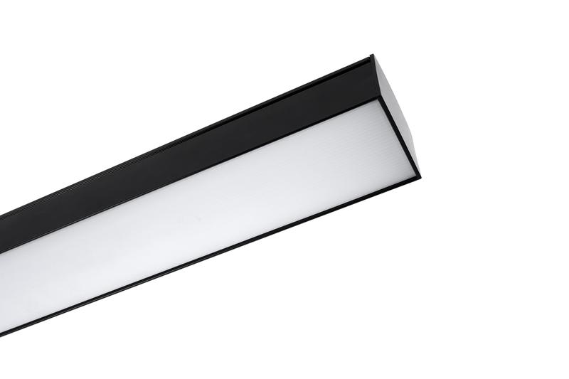 Светильник светодиодный PSO-02 40Вт 4000К IP40 1200х50мм BLACK ДПО/ДСО для реечных потолков IP40 (универсальный монтаж: накладной/подвесной) Pro+ JazzWay 5059160