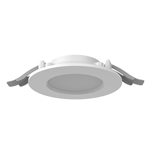 Светильник светодиодный DL-01 Slim 100мм 13Вт 3000К CRI90 120x37мм IP65/40 рассеив. опал RAL9003 бел. муар диммер DALI VARTON V1-RF-0R011-10D00-6501330