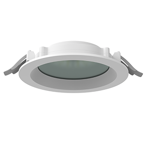 Светильник светодиодный DL-01 Pro 160мм 20Вт 4000К CRI90 176x51мм IP65/40 аварийный автономный постоянного действия защ. силикат. стекло RAL9003 бел. муар VARTON V1-RF-0R183-10GOA-6502040