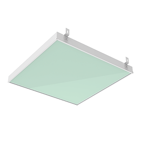 Светильник светодиодный E070 2.0 30Вт 4000К CRI90 IP54 для Грильято 588х588х50 для образовательных учреждений аварийный автономный постоянного действия рассеив. опал стекло VARTON V1-E0-00070-31GOA-5403040