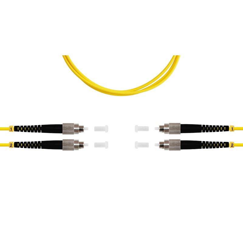 Патч-корд ВО SM(G.652.D) FC/UPC-FC/UPC 3.0мм duplex LSZH 2м SUPRLAN 09-0623