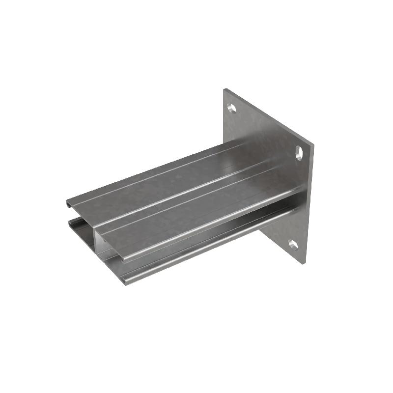 Консоль-Страт двойная усиленная развернутая 41х72 L950 сталь 2.5мм КМ LO32174