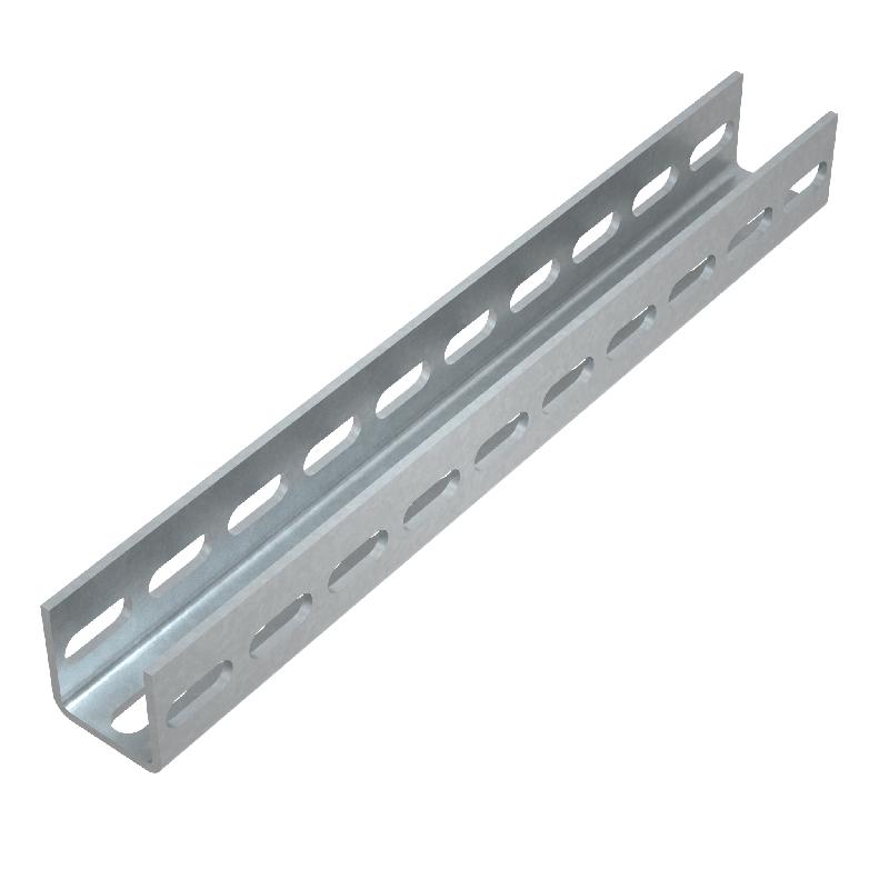 Швеллер 50х50 L1400 4.0мм тройная перфорация HD КМ LO15326