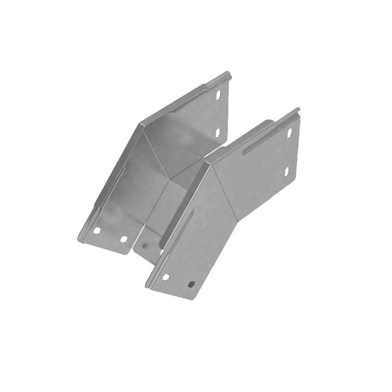 Угол для лотка вертикальный внешний 45град. 100х100мм "ПЛЮС" HD85 КМ PL18510