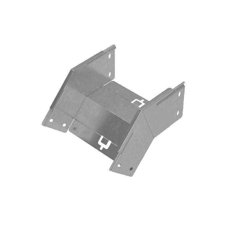 Угол для лотка вертикальный внешний 45град. 100х200мм "ПЛЮС" HD85 КМ PL18512