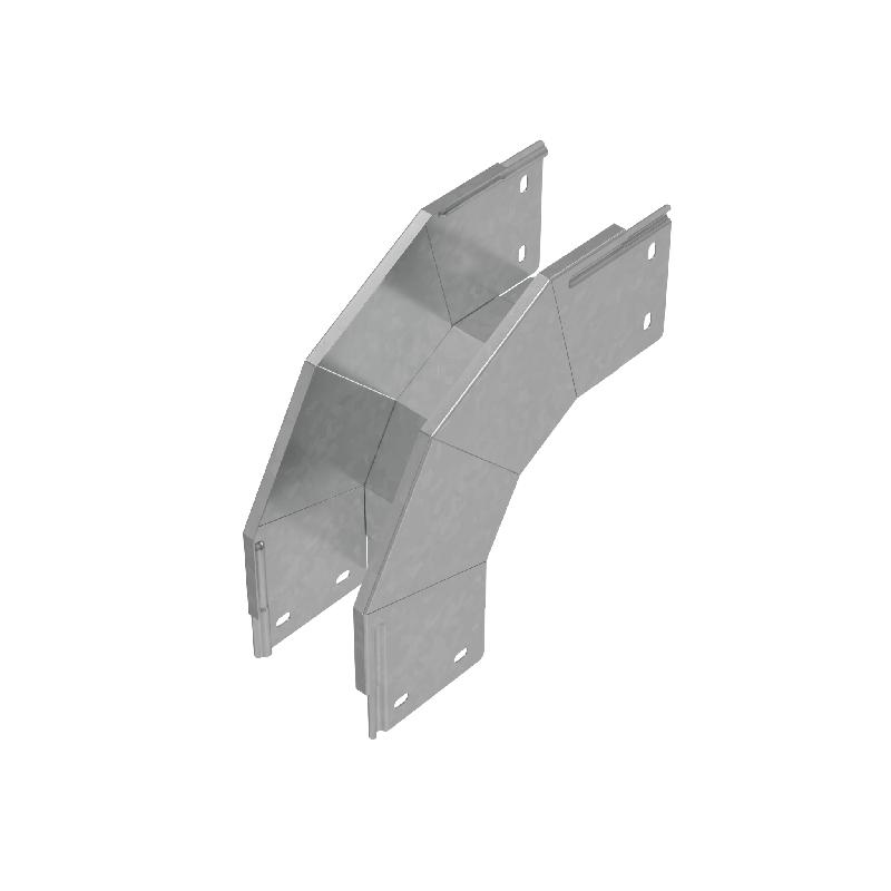 Угол для лотка вертикальный внеш. 90град. 100х100мм "ПЛЮС" HD85 КМ PL18532