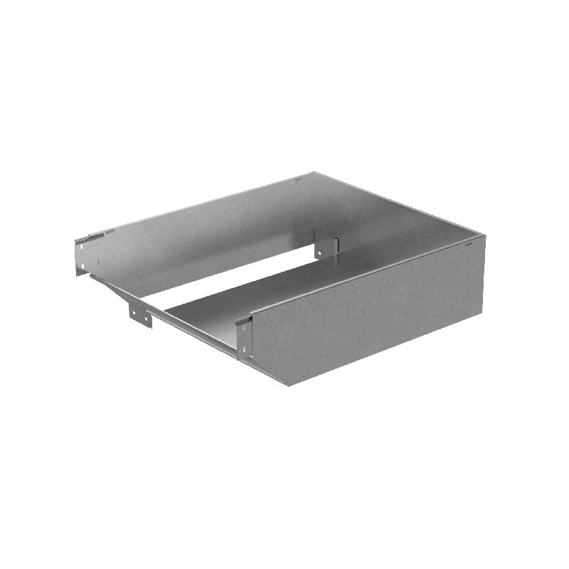 Угол для лотка вертикальный внешний L 100х600мм с разворотом трассы на 90град. "ПЛЮС" HD85 КМ PL18478