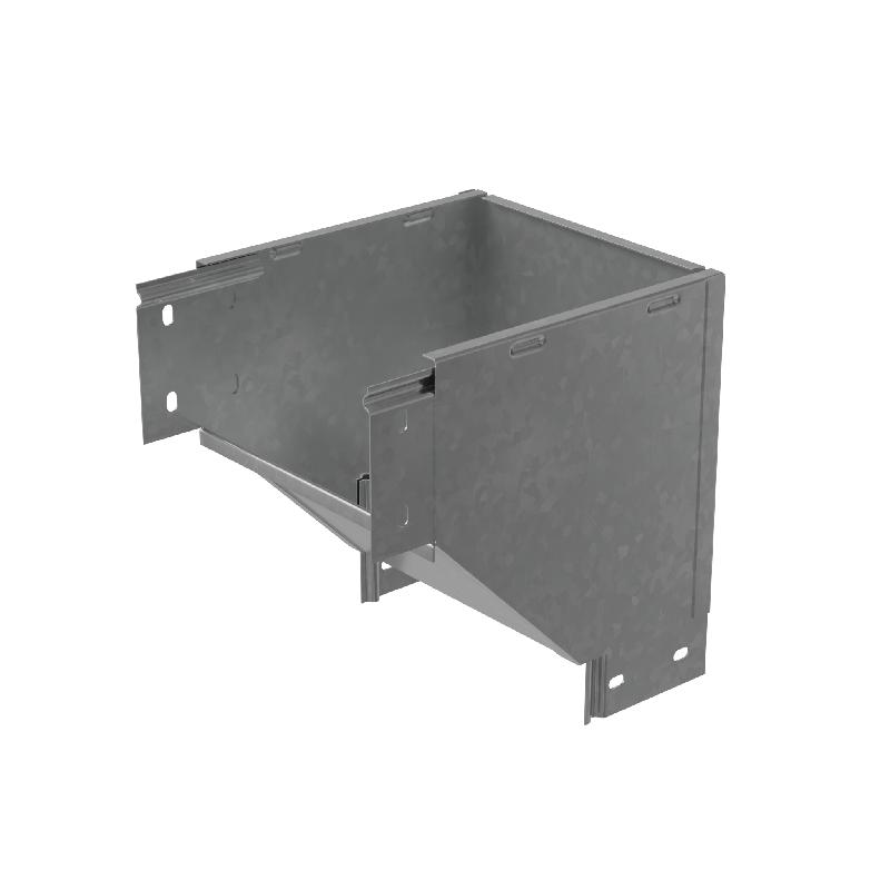 Угол для лотка вертикальный внешний 100х300мм с разворотом трассы на 180град. "ПЛЮС" HD85 КМ PL18557