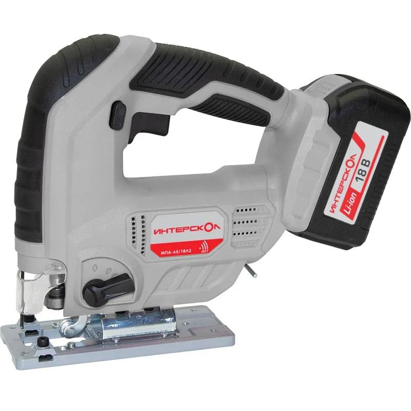 Лобзик аккумуляторный МПА-65/18Л2 Li-ion АПИ (кейс 2 аккум. 2 А.ч ЗУ) ИНТЕРСКОЛ 630.2.2.70