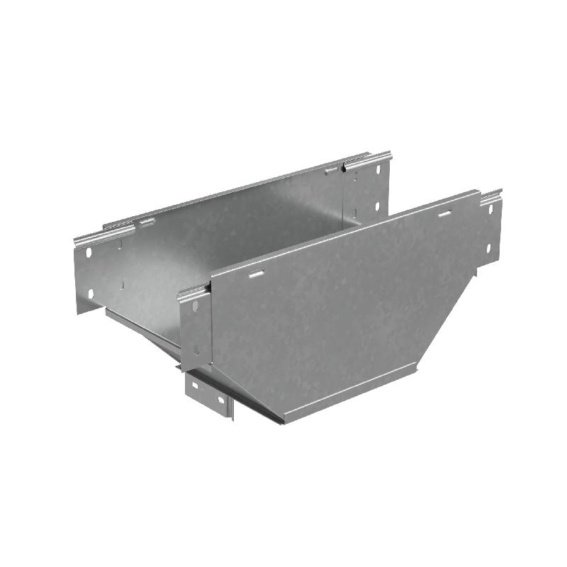 Отвод для лотка Т-образ. вертикал. 100х150мм вниз с разворотом трассы на 90град. "ПЛЮС" HD85 КМ PL18401