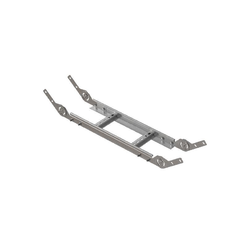 Угол для лотка вертикальный шарнирный 50х600х1.5мм HD85 N КМ LO60449