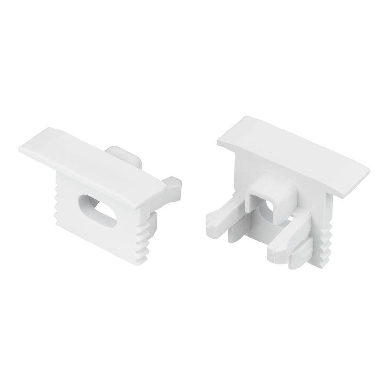 Заглушка SL-MINI-10-F WHITE с отверстием пластик (комплект) Arlight 049454