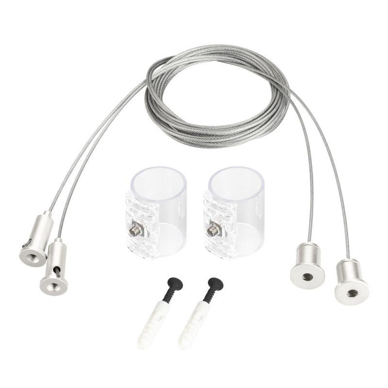 Подвес MOONLIGHT-HR-LIFT-SIDE-VR-D25 White IP20 металл (комплект) Arlight 048372