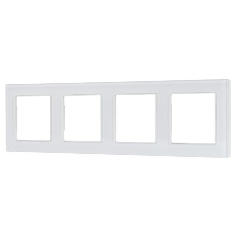 Рамка стеклянная FRM-GLARE-GS-4-WH Arlight 043802