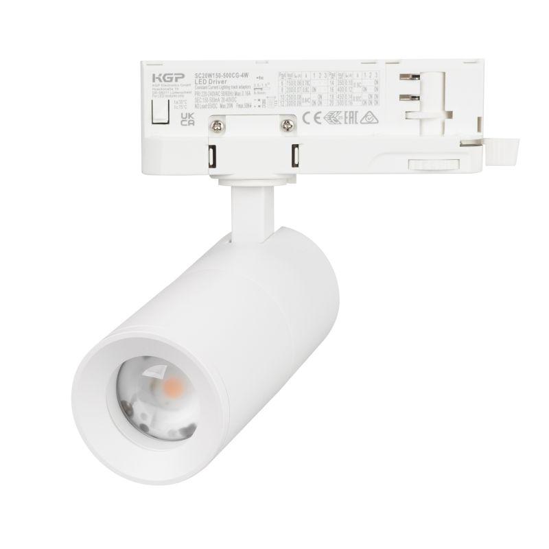 Светильник светодиодный LGD-ARTEMIS-TRACK-4TR-R55-12W Day4000 (WH 8-80 deg 230В) IP20 металл Arlight 048320