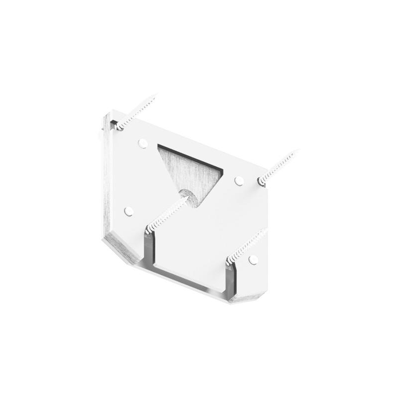 Заглушка торцевая трека SLOTT алюм. бел. DENKIRS 714315