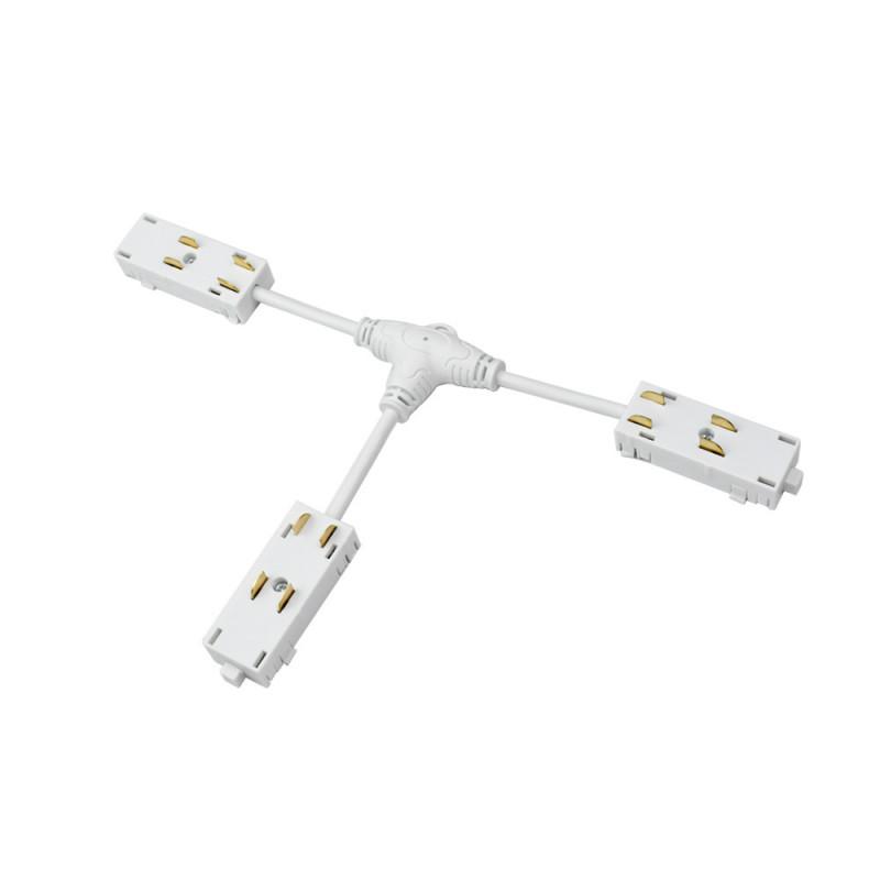 Коннектор электрический трека SMART гибкий Т-образ. бел. DENKIRS 709469