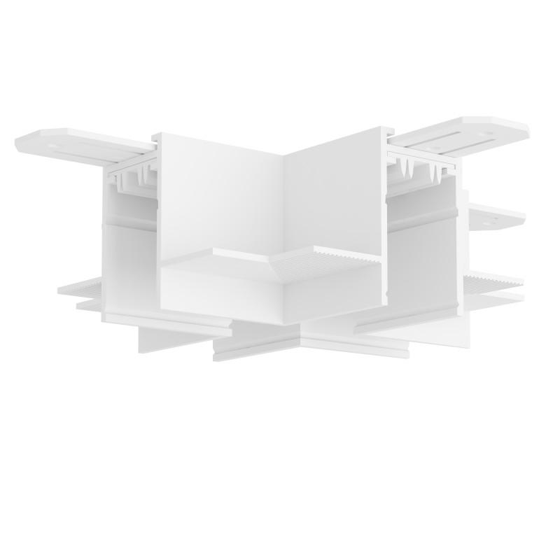 Коннектор механический трека SMART для ГКЛ X-образ. бел. DENKIRS 709467