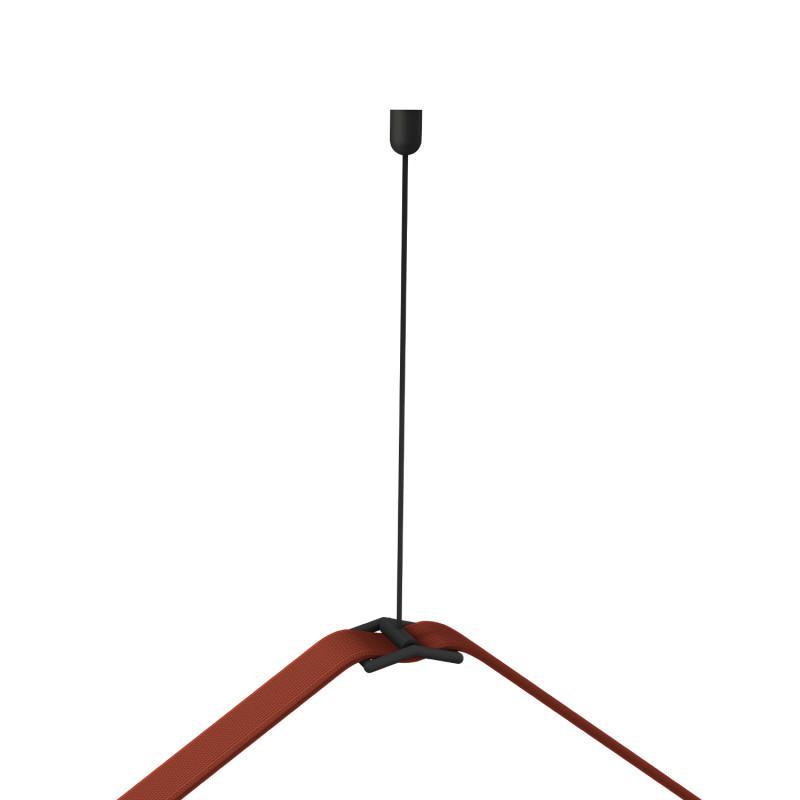 Крепление гибкого трека-ремня Belty Base H200-1200мм IP20 подвесное пластик черн. DENKIRS 723191