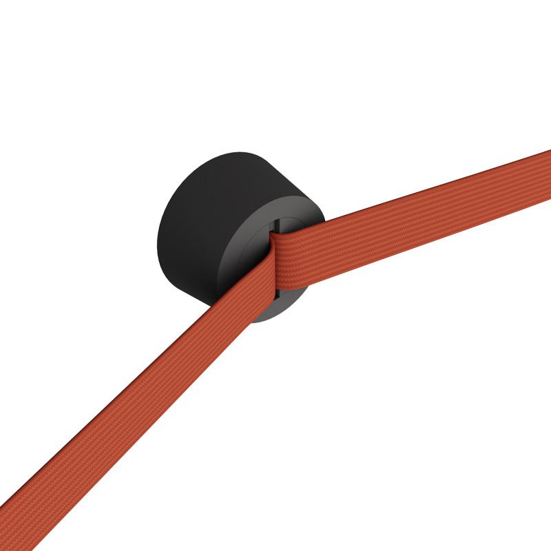 Основание накладное для фиксации трека-ремня Belty Base 75х43мм IP20 для создания перегиба под произвольным углом без подачи питания алюм. черн. DENKIRS 723188