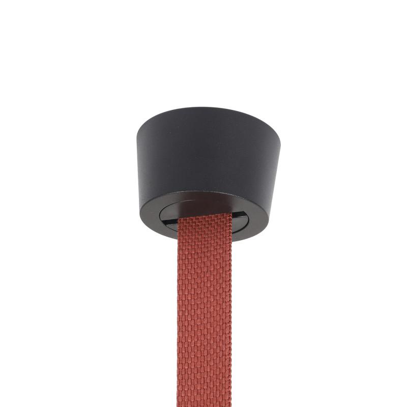 Основание накладное с возможностью подачи питания треку-ремню Belty Base 75х43мм IP20 не вмещает блок питания алюм. черн. DENKIRS 723185