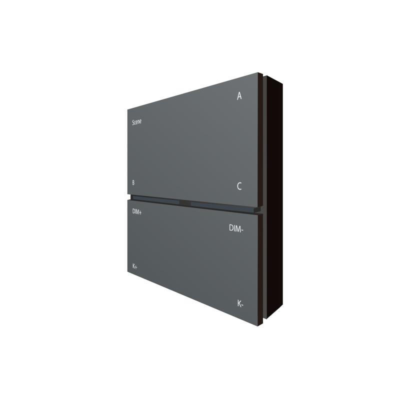 Панель управления для светильников Air 3000-5000К Control IP20 CR2032 3Вх2 накладная настен. пластик темн./сер. DENKIRS 723292