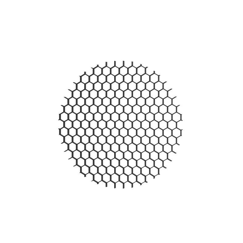 Решетка антибликовая MR16 D50xH2мм алюм. черн. DENKIRS 712732