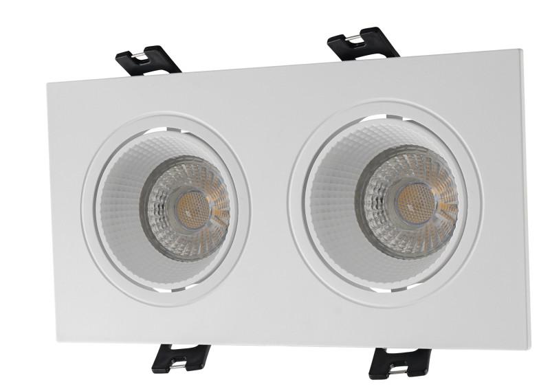 Светильник 10Вт GU5.3 IP20 LED встраив. пластик бел./бел. DENKIRS 654407