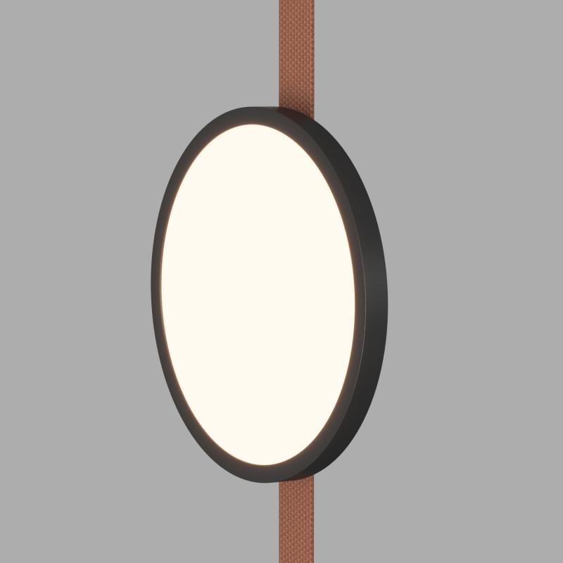 Светильник для трека-ремня Belty Flow 10Вт 3000К IP20 48В DC 168х29.5мм RA90 120град. со светодиодом алюм. черн. DENKIRS 760247