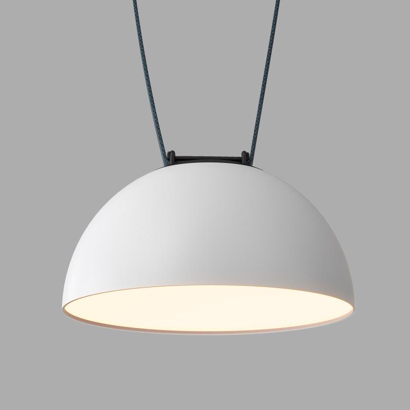 Светильник для трека-ремня Belty Flow 24Вт 3000К IP20 48В DC 220х117мм RA90 120град. со светодиодом алюм. бел. с черн. DENKIRS 760234