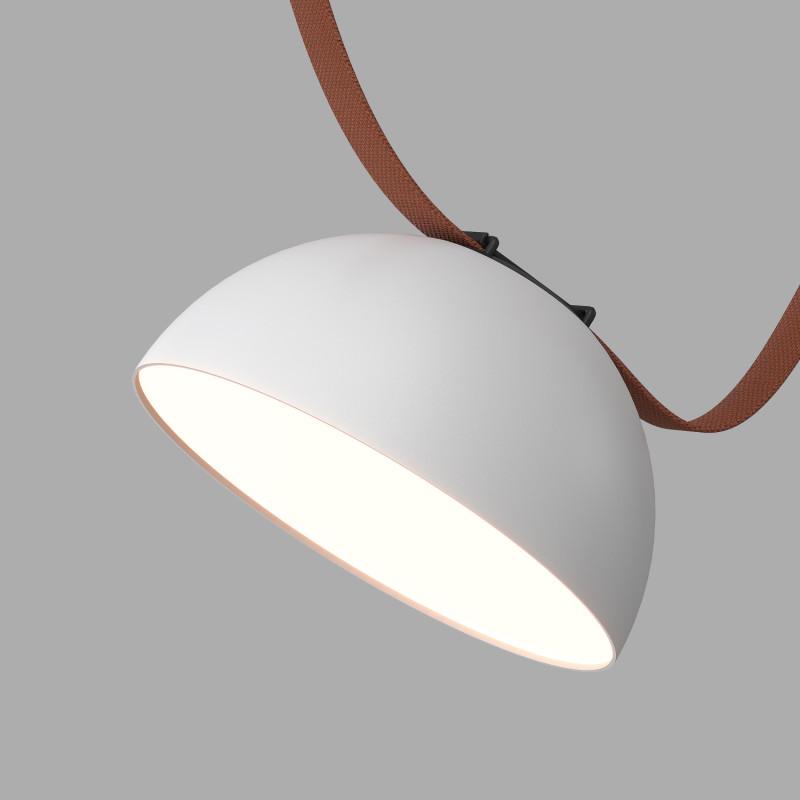 Светильник для трека-ремня Belty Flow 24Вт 4000К IP20 48В DC 220х117мм RA90 120град. со светодиодом алюм. бел. с черн. DENKIRS 723158