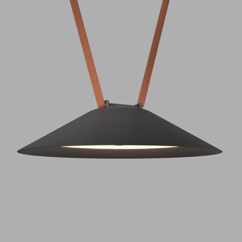 Светильник для трека-ремня Belty Flow 20Вт 3000К IP20 48В DC 300х71мм RA90 120град. со светодиодом алюм. черн. DENKIRS 760235