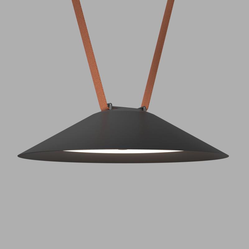 Светильник для трека-ремня Belty Flow 20Вт 4000К IP20 48В DC 300х71мм RA90 120град. со светодиодом алюм. черн. DENKIRS 723159