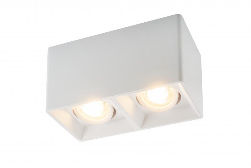 Светильник 10Вт GU5.3 IP20 LED накладной пластик бел. DENKIRS 628023